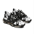 Men’s Paint-Splatter Mesh Sneakers — Lightweight Athletic Streetwear